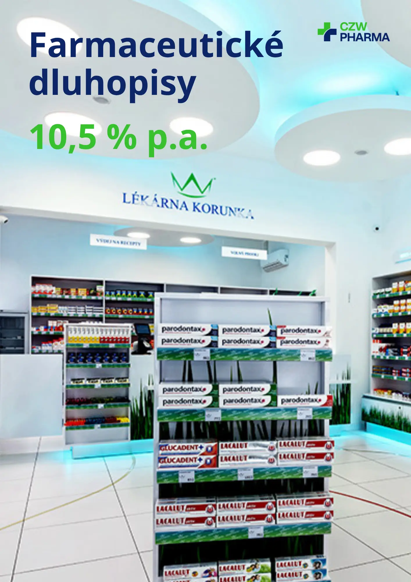 Farmaceutické dluhopisy 10,5 %